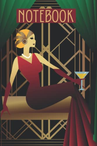 Art Deco Notebook: 120 page soft cover journal