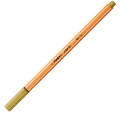 STABILO Fineliner - point 88 - Pack of 1 - Khaki
