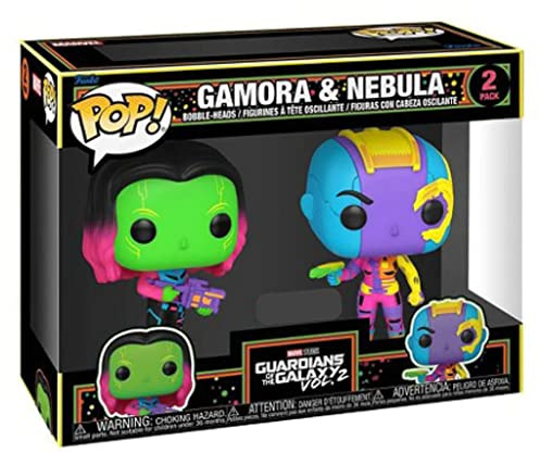 Pop! Guardians of The Galaxy Vol. 2 Gamora & Nebula Blacklight Pop! Vinyl-Figur, 2 St ck