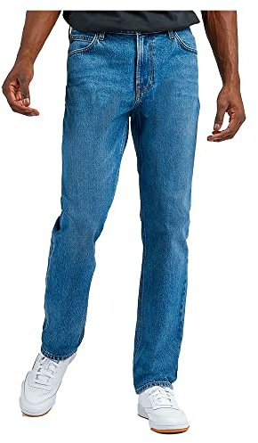 Lee Jeans Herren Stretch Regular Fit Daren Zip Fly Straight Fit Jeanshose | Hose Denim Blau Schwarz Grau 30 31 32 33 34 36 38 40 42 44