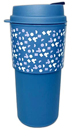 Tupperware to Go - Taza térmica (490 ml, diseño de Mickey Minnie Mouse Disney, color azul oscuro