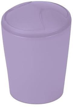 Spirella Cubo de basura para baño (PP MOVE 2 L), lavanda