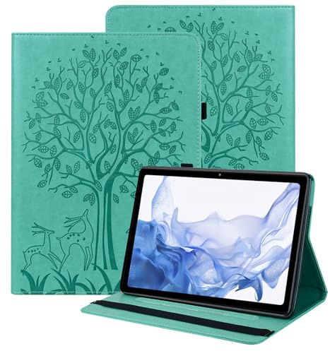 BOLELAW Étui de protection pour iPad Air 3 2019 10,5 avec fonction veille/réveil automatique, étui de protection en cuir PU avec stylet, fentes pour documents, pour iPad 10,5/10,2 2019 (vert)