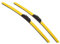 Ersatzwischblätter Bunte Autowischerblätter Für BMW 3er M3 Limousine Coupe Cabrio Touring E36 E46 316I 318I 325I 328I 330I 318TI 320D Scheibenwischer (Color : Blue-Yellow, Size : (E36) 1990-2006)