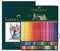 Faber-Castell Bloc de dibujo A4 y lata de 120 lápices de colores policromados para artistas, juego de arte para libros de colorear para adultos, suministros de manualidades, dibujo, bocetos, lápices
