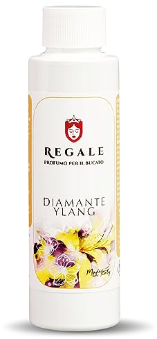 Regale, Profumatore Bucato Lavatrice, Lunga Durata Super Concentrato, Profuma biancheria Tessuti e Asciugatrice (Diamante Ylang, 500 ml)