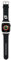 KARL LAGERFELD KLAWLSLKNK Uhrenarmband für Apple Watch 42/44/45mm Schwarz Silicone strap 3D Rubber Karl Head