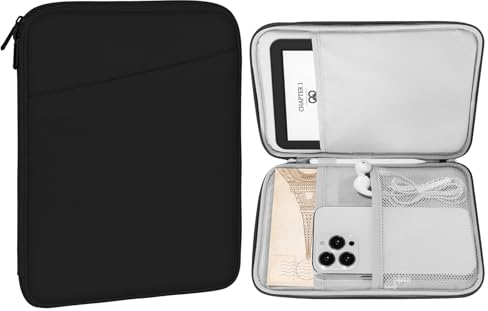 MoKo 6-7'' Custodia Protettiva per Kindle Colorsoft, Kindle Paperwhite 12a Gen 2024, 6'' Kindle 11a/10a/8a Gen, 6,8” Kindle Paperwhite 11a/10a Generazione di 2021/2018, Nero
