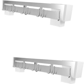 Cabilock 2piezas Cortaútiles De Acero Inoxidable Para Pared Organizador De Utensilios De Cocina Soporte De y Cubiertos Diseño Compacto y Desmontable Ahorra Espacio La Cocina