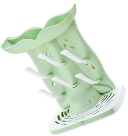 Toyvian Râtelier De Séchage pour Biberons Portable Support De Séchage pour Biberons Et Tasses Égouttoir Pratique pour Rangement Design à Envers Économiseur Espace pour Familles