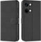 Verco Handyhülle für OnePlus Nord 3 Hülle, Bookcase Tasche Flipcover für OnePlus Nord 3 5G Case [Kartenfächer/Aufstellfunktion], Schwarz