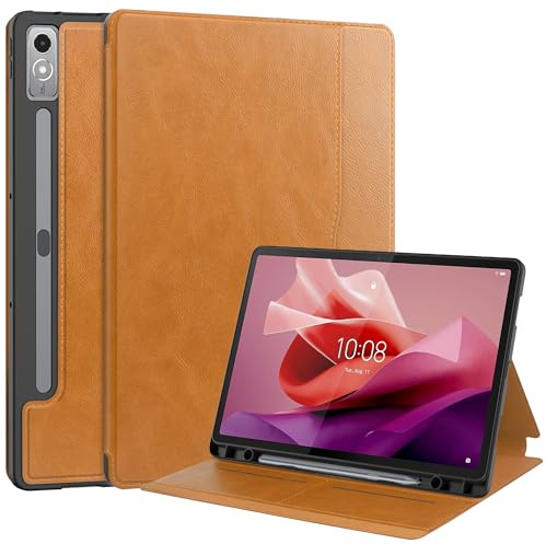Lobwerk Tablet Hülle für Lenovo Tab P12 TB370FU Xiaoxin Pad Pro 12.7 Zoll Slim Case Etui mit Standfunktion und Auto Sleep/Wake Funktion