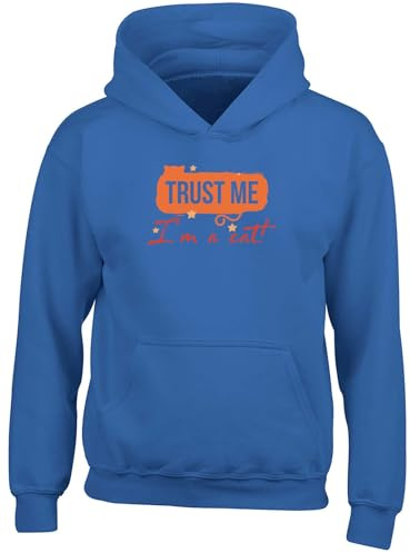 Shopagift I'm A Cat Kids Hoodie Feline Cat Lover Hoody Hooded Top Boys Girls