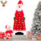 Filz Adventskalender Santa, Adventskalender zum Befüllen Kinder Adventskalender aus Stoff mit 24 Täschchen zum Befüllen, Wandbehang Weihnachtsdeko Geschenk Weihnachten zum Aufhängen