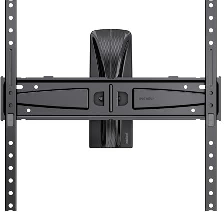 Meliconi - Supporto da parete TV inclinabile e orientabile FTR 400 Flat per TV da 40 a 75 - VESA 200/300/400 - Ultra-sottile