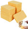 Luabue 12 Pack Scour Sponges Washing Up Scourers Sponge Non-scratch Kitchen Dish Sponges Natural Cellulose Eco Compostable Biodegradable Sponge for ome Bathroom Cleaning Household Cookware