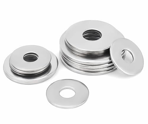 SHUNCHG 20 Stück Unterlegscheiben M8 x 30mm, Unterlegscheiben M8 Edelstahl A2 V2A 304 Karosseriescheiben, Diese Beilagscheiben sind geeignet für Muttern, Schrauben und Gewindestangen