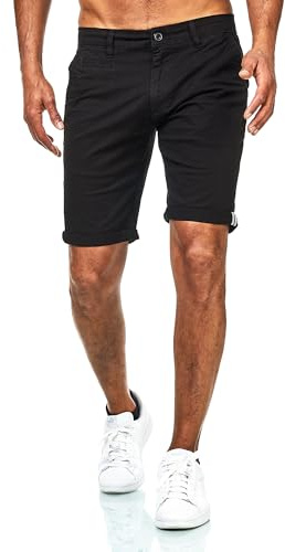 D’MARO Herren Chino Shorts Slim Fit – Sommerhose mit Stretch – Bequeme Bermuda aus Baumwolle – Pflegeleicht & Modern