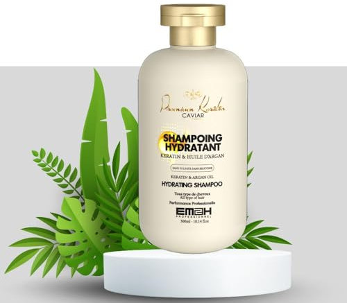 Premium Keratin Caviar Hydrating Shampoo Sulfate Free | Feuchtigkeitsspendendes Shampoo ohne Sulfate | 300 ml