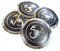 FUWUDI 4 Pièces Cache Moyeux pour Abarth 500 595 695 133mm, Centre Hub Caps Badge Logo, Cache Moyeu Centre de Roue, Plastique ABS Cache-Moyeu Accessoires