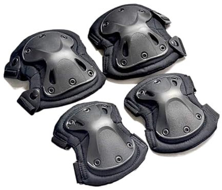 RUVOO Rodilleras Voleibol Rodilleras Gym Rodilleras Y Coderas Tácticas Militares Hard X, Protección Táctica, Protección Deportiva, Protección Rodilleras Balonmano