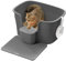 Feandrea Caja de Arena para Gatos, Extra Gran Arenero para Hogares con Varios Gatos, Incluye Tabla Recogedora, Pala, para Gatos Grandes, Gris Pizarra PPT003G02