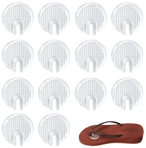 AWAVM 7 Paia Sandali in Silicone Cuscinetti Protettivi per Dita, Cuscino Infradito per Alleviare il Dolore dei Piedi, Tong