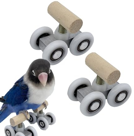 Coucles Spielzeug – Roller Skate Training Toy für Vögel | Info-Trainer und verstellbare Tischausrüstung, Übungszubehör für den Innenbereich, lustige Aktivität des