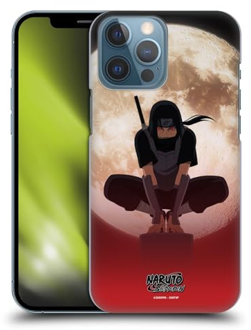 Head Case Designs Officially Licensed Naruto Shippuden Itachi Uchiha Moon Character Art Hard Back Case Compatible With Apple iPhone 13 Pro Max