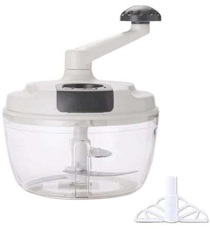 Picadora manual de corte mezclador cebolla manual versátil picadora de mano con manivela Chopper cebolla finas hierbas para verduras carne nuez