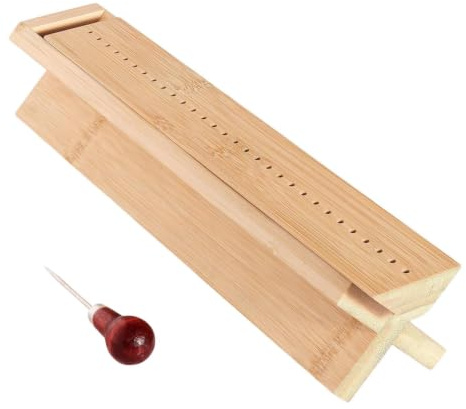 Book Binding Cradle Wooden Piercing Crafting Tool with Awl