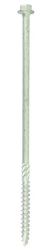 TIMCO Timber Screws - Silver Ruspert - 10.0 x 150 - Bag of 10 - Great for decking, timber to timber applications, alternative to traditional coach screws, 1000 hours salt to spray tested