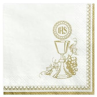 P&D Servietten IHS Kommunion, ca. 33 x 33 cm, 20 St.