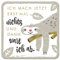 Sheepworld, Happy Life - 45441 - Untersetzer, A11, Faultier, Ich mach jetzt erst mal Nichts und dann wart ich ab., Kork, 9,5cm x 9,5cm