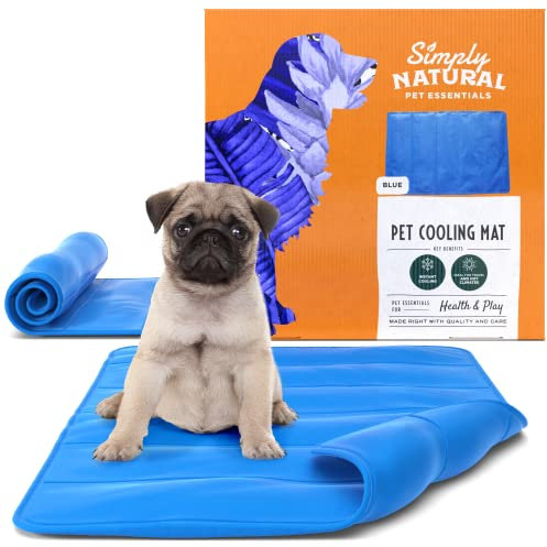 Large Gel-Cooling Mat for Dogs and Cats - Easy-Fold 90x60cm