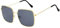 No Name Ltd Große schwarze quadratische Sonnenbrille für Damen, übergroß, Retro, Hippie, Vintage, 2024, Promi-Stil für Ibiza, Festivals und Mars, Strandclubs gleichermaßen., Schwarz , Einheitsgröße