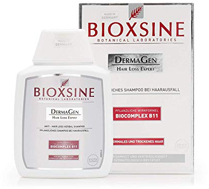 BIOXSINE Shampoo für normales und trockenes Haar - gegen Haarausfall bei Frau und Mann | mit pflanzlichem Haarwaschmittel das Haarwuchs beschleunigen | schnelles Haar-wachstum 100 ml