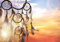 PICSonPAPER Poster Traumfänger im Sonnenuntergang, 100 cm breit x 70 cm hoch, Federn, Indianer, Schlafen