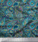 Soimoi Lila Seide Stoff Blumen & Paisley Stoff Meterware 42 Zoll breit