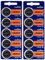 Batteria CR2032 3 V al litio Confezione da 10 batterie CR2032 batterie a bottone piatte Murata CR 2032 3 Volt ideale batteria orologio, telecomando, auto, bios, capacità 220 mAh, batteria 2032 con