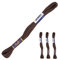 3 Docken Stickgarn je ca. 8m / Sticktwist 100% Baumwolle Stickerei verschiedene Farbwahl, Farbe :7992 dunkelbraun