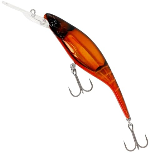 Westin Wobbler zum Hechtangeln & Zanderangeln 10cm 16g P10DR Crankbait Floating, Farbe:Fire Craw