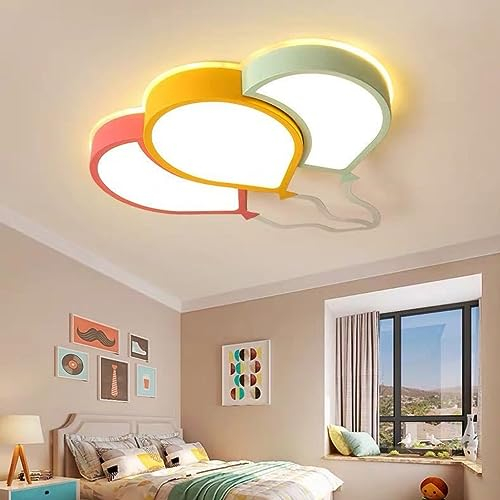 Modern LED deckenleuchten für kinder Deckenleuchte Ballon Dimmbar mit Fernbedienung Deckenleuchte 24W 1920LM Deckenlampe für Wohnzimmer Schlafzimmer Küche kinderlampe 3000-6000K ceiling light ( Größe