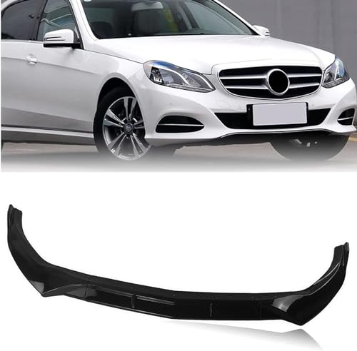 DRYFAL Frontspoiler Lippe Für Benz W212 2013-2015, Auto Lower Body Kit, Auto Frontspoiler Frontstoßstange Spoiler Splitter Diffusor