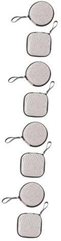 ARTIBETTER 8 Pcs Headphone Bag Storage Bag Earphone Cover Ear Buds Wireless Zipper Storage Bags Headphones Earbuds Mini Suitcase Quest 1 2 Case Mini Earbuds Hard Drive Bag Portable Eva
