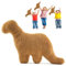 Dino Nugget Kissen, Dino Nugget Kuscheltier, Chicken Nuggets Kissen, Chicken Nuggets Kissen Plüschtiere, Dinosaurier Plüschtier, Dinosaurier Relaxo Plüschtier Geschenk Für Kinder (Brontosaurus)