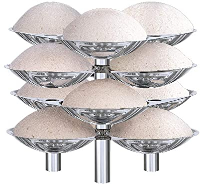 Nobel Stainless Steel Idli Stand - 12 Idlis Maker Size 15.4 cm Diameter, 12.7 cm Height