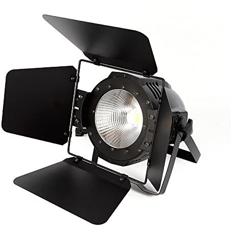 2-in-1 100 W LED Bühnenbeleuchtung Kino-Lampe Theater Spot Licht Effekte Licht Zusatzlicht für professionelle Aufnahmen + vier Metallblätter