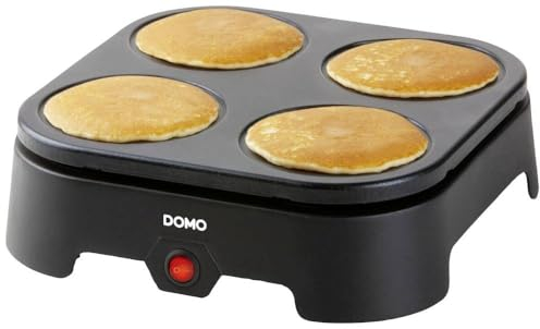DOMO DO1094P Pancake-Maker Antihaftbeschichtung Schwarz