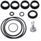 Kit de réparation de pièces de rechange pour pompe à sable – Compatible avec les pompes à filtre à sable Intex, soupape de libération d'air et joints toriques – 1 paquet (12 pièces)
